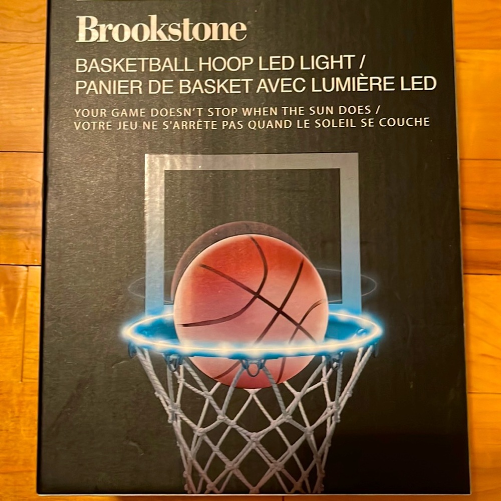 ✅4/$20✅Brookstone Basketball Hoop LED Light!